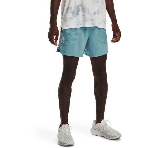 Under Armour RUN ANYWHERE Pánske bežecké kraťasy, tyrkysová, veľkosť M