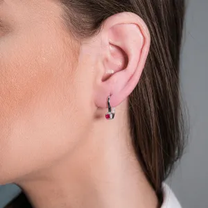 Blink-Blink Dámske náušnice s diamantmi a Rubínom3276RDA