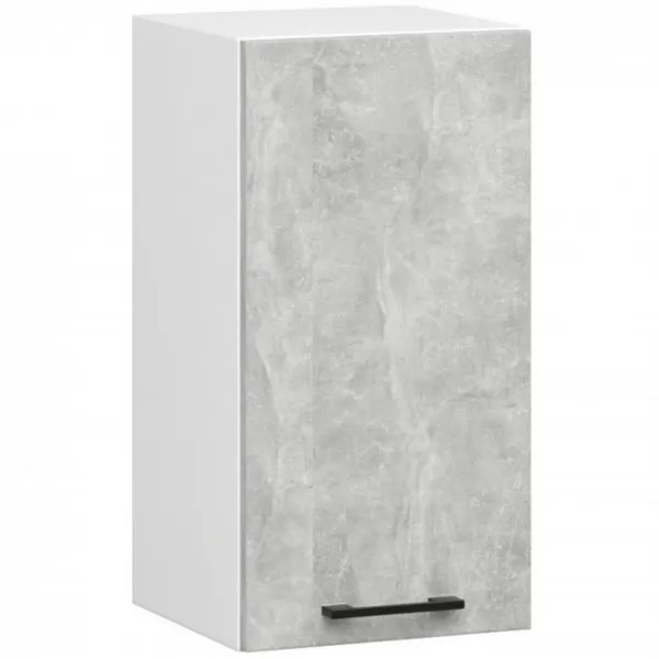 Ak furniture Kuchyňská linka Olivie 3 m beton/bílá/dub sonoma
