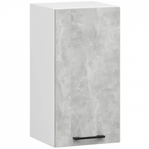 Ak furniture Kuchyňská linka Olivie 3 m beton/bílá/dub sonoma
