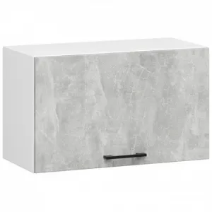 Ak furniture Kuchyňská linka Olivie 3 m beton/bílá/dub sonoma