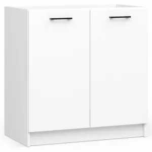 Ak furniture Kuchyňská linka Olivie 3 m beton/bílá/dub sonoma