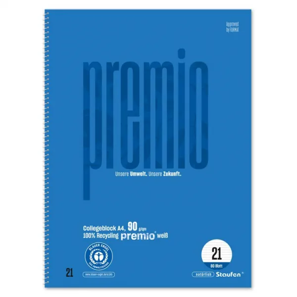 Formatwerk Blok College Format Werk Ursus A4 80 listov linajkový 90g
