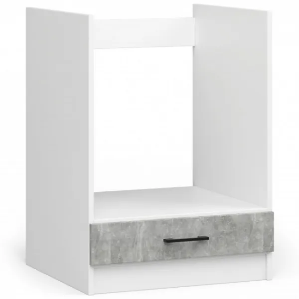 Ak furniture Kuchyňská linka Olivie G2 2,4 m bílá/beton/dub sonoma