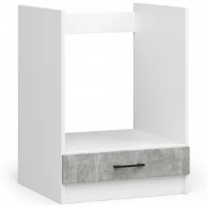 Ak furniture Kuchyňská linka Olivie G2 2,4 m bílá/beton/dub sonoma