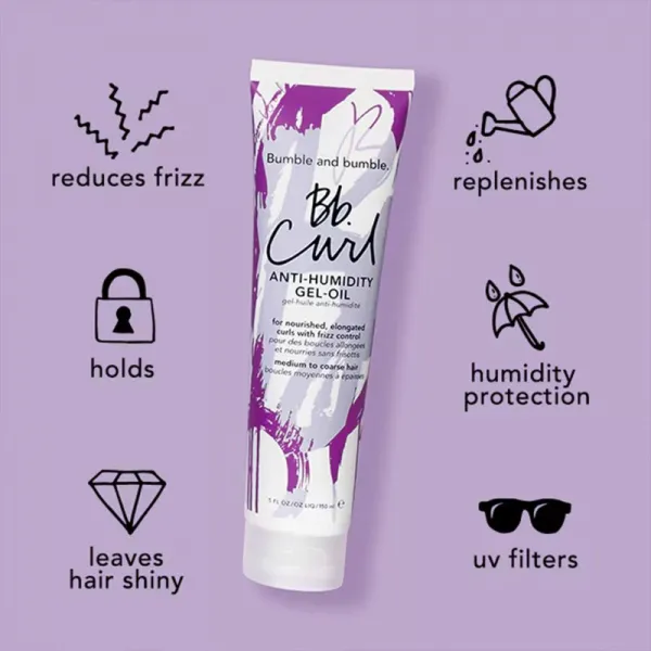 Bumble and bumble Bb. Curl Anti-Humidity Gel-Oil hydratačný gélový olej na vlny proti krepateniu 150 ml