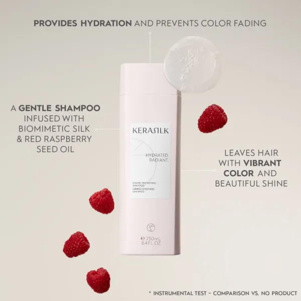 KERASILK Essentials Color Protecting Shampoo šampón pre farbené, chemicky ošetrené a zosvetlené vlasy 250 ml