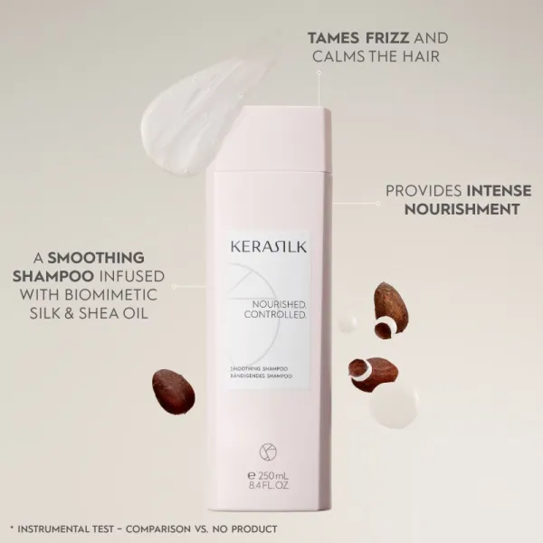 KERASILK Essentials Smoothing Shampoo šampón na hrubé a nepoddajné vlasy 250 ml