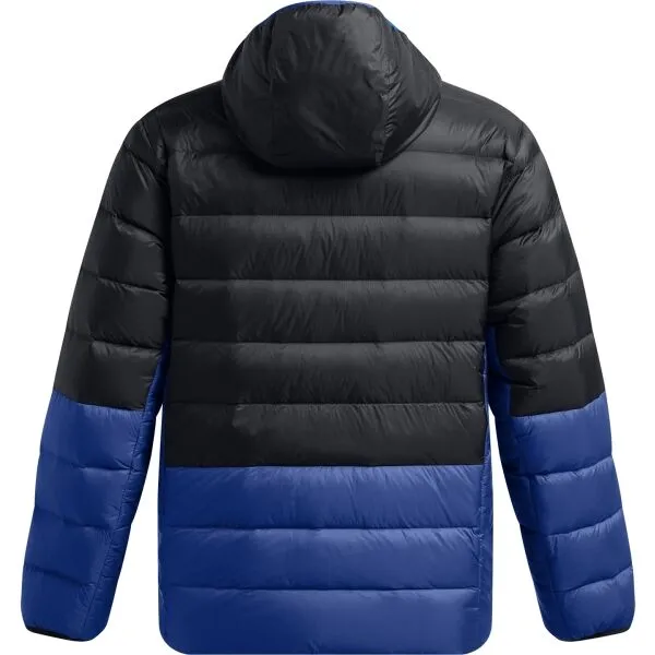 Under Armour LEGEND DOWN HOODED Pánska bunda, čierna, veľkosť M