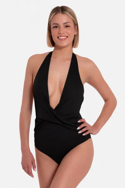 LELOSI Jednodielne plavky Elegant Magma S