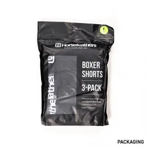 HORSEFEATHERS Boxerky Dynasty 3Pack - assorted BLACK velikost M