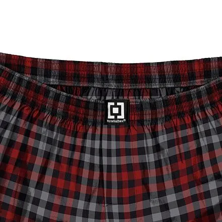 HORSEFEATHERS Trenírky Sonny - charcoal RED velikost M