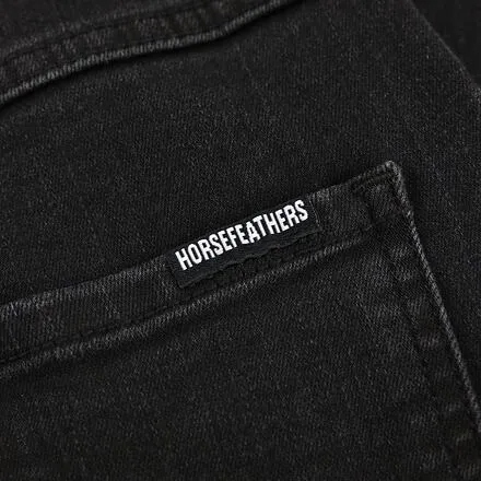 HORSEFEATHERS Džínsy Varus - black BLACK velikost 32