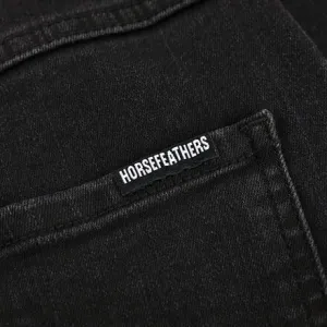 HORSEFEATHERS Džínsy Varus - black BLACK velikost 32