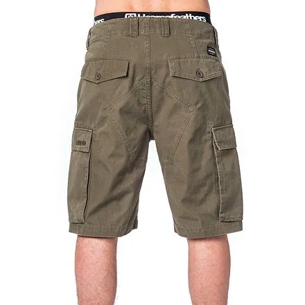 HORSEFEATHERS Kraťasy Baxter - olive GREEN velikost 28