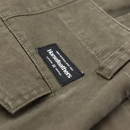 HORSEFEATHERS Kraťasy Baxter - olive GREEN velikost 28