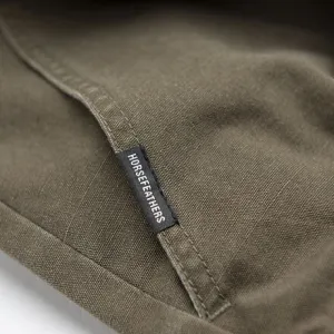 HORSEFEATHERS Kraťasy Baxter - olive GREEN velikost 28