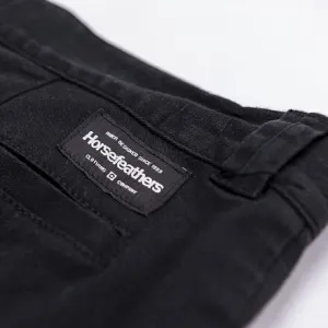 HORSEFEATHERS Nohavice Macks - black BLACK velikost 32