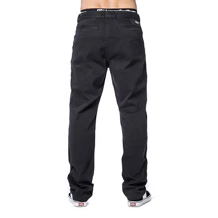 HORSEFEATHERS Nohavice Macks - black BLACK velikost 32