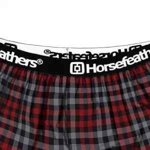 HORSEFEATHERS Trenírky Clay - charcoal RED velikost M