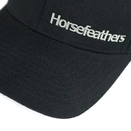 HORSEFEATHERS Šiltovka Beckett - black BLACK