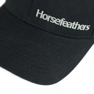 HORSEFEATHERS Šiltovka Beckett - black BLACK