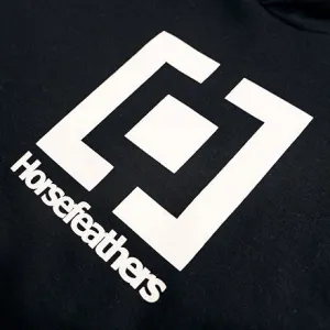 HORSEFEATHERS Mikina Leader - black BLACK velikost S