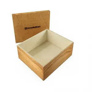 HORSEFEATHERS Darčeková drevená krabička BEIGE
