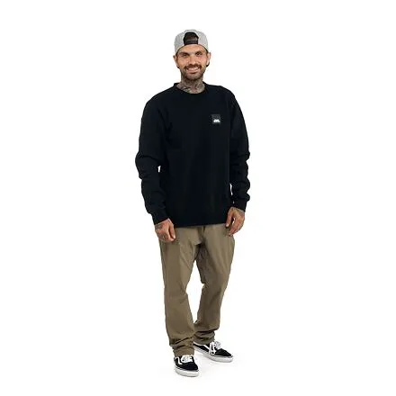 HORSEFEATHERS Mikina Dunk - black BLACK velikost S