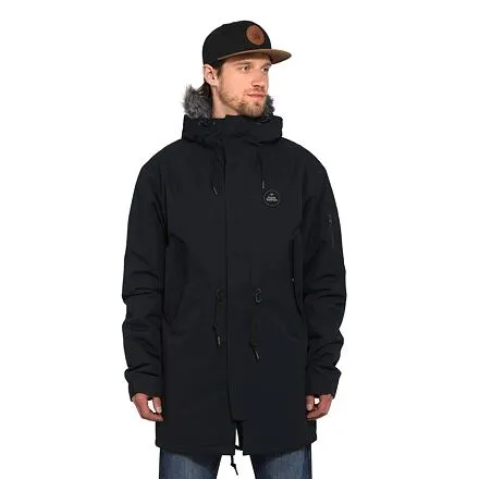 HORSEFEATHERS Bunda Griffen - black BLACK velikost XS