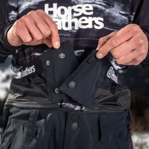 HORSEFEATHERS Nohavice Nelson - black BLACK velikost S