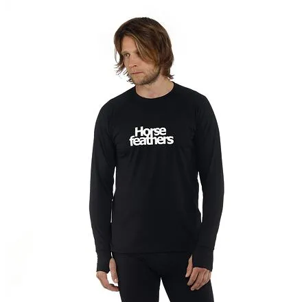 HORSEFEATHERS Termo tričko Riley - black BLACK velikost XL