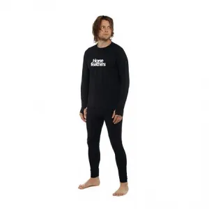 HORSEFEATHERS Termo nohavice Riley - black BLACK velikost S