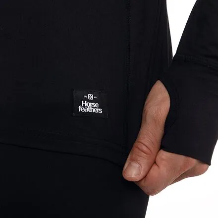 HORSEFEATHERS Termo tričko Riley - black BLACK velikost XL