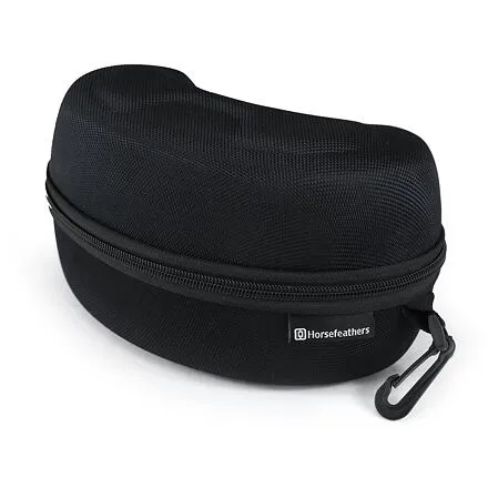 HORSEFEATHERS Okuliare na snowboard Edmond - black/mirror red BLACK