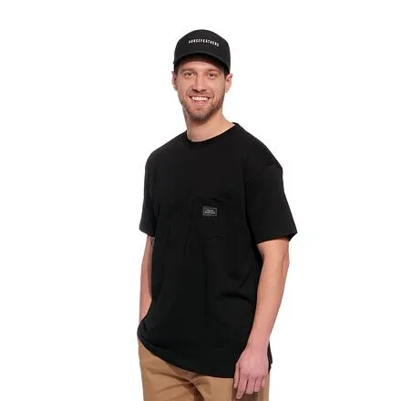 HORSEFEATHERS Tričko Alpha - black BLACK velikost S