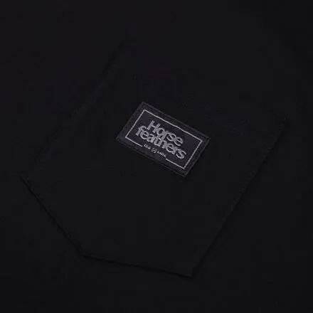 HORSEFEATHERS Tričko Alpha - black BLACK velikost S