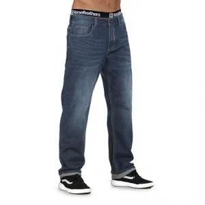 HORSEFEATHERS Džínsy Pike - dark blue BLUE velikost 30