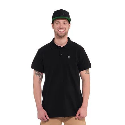 HORSEFEATHERS Tričko Kato Polo - black BLACK velikost M