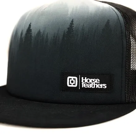 HORSEFEATHERS Šiltovka Mave - black BLACK