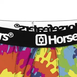 HORSEFEATHERS Boxerky Sidney - tie dye GRAY velikost M