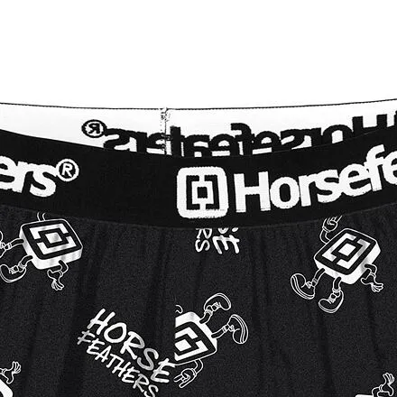 HORSEFEATHERS Trenírky Frazier - logoman BLACK velikost M