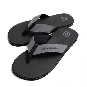 HORSEFEATHERS Žabky Walker - black/gray BLACK velikost 7