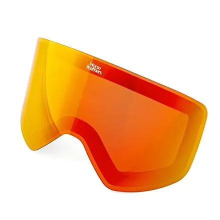 HORSEFEATHERS Náhradné sklo Colt - mirror red RED
