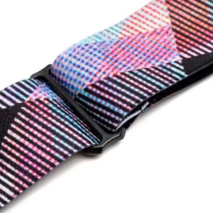 HORSEFEATHERS Popruh na okuliare - glitch BLACK