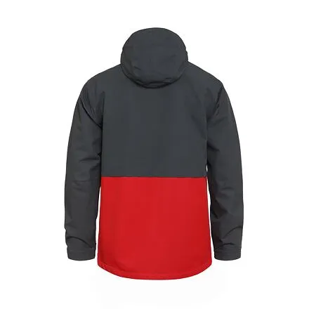 HORSEFEATHERS Bunda Closter II - phantom/lava red GRAY velikost S