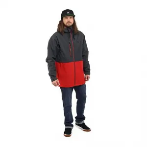 HORSEFEATHERS Bunda Closter II - phantom/lava red GRAY velikost S