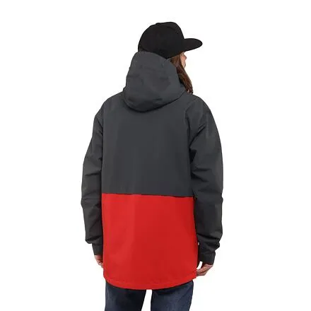 HORSEFEATHERS Bunda Closter II - phantom/lava red GRAY velikost S