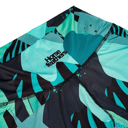 HORSEFEATHERS Dámske legíny Claris - abstract BLUE velikost S