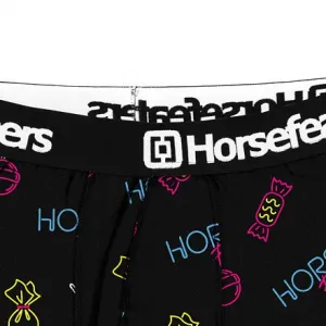 HORSEFEATHERS Boxerky Sidney - sweet candy BLACK velikost L